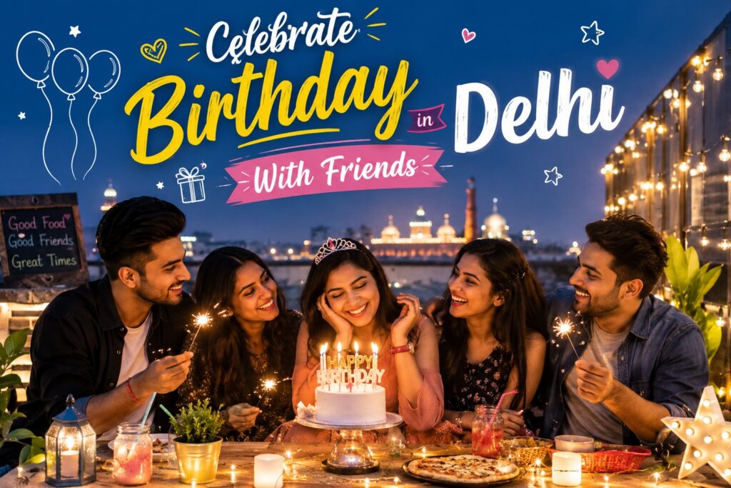 Places to Celebrate Birthday in Delhi With Friends on a Low Budget